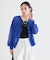【WEB限定】接触冷感シアークルーニットカーディガン