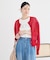 【WEB限定】接触冷感シアークルーニットカーディガン