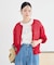 【WEB限定】接触冷感シアークルーニットカーディガン