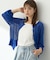【WEB限定】接触冷感シアークルーニットカーディガン