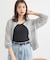 【WEB限定】接触冷感シアークルーニットカーディガン