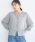 【WEB限定】接触冷感シアークルーニットカーディガン