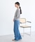 【WEB限定】接触冷感シアークルーニットカーディガン