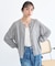 【WEB限定】接触冷感シアークルーニットカーディガン