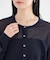 【WEB限定】接触冷感シアークルーニットカーディガン