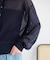 【WEB限定】接触冷感シアークルーニットカーディガン
