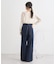 【WEB限定】フロントZIPバックレースアップデニム