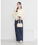 【WEB限定】フロントZIPバックレースアップデニム