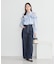 【WEB限定】フロントZIPバックレースアップデニム