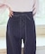 【WEB限定】フロントZIPバックレースアップデニム