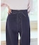 【WEB限定】フロントZIPバックレースアップデニム