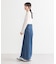 【WEB限定】フロントZIPバックレースアップデニム