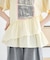 異素材ドッキンググラフィックTシャツ