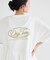 異素材ドッキンググラフィックTシャツ