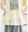 異素材ドッキンググラフィックTシャツ