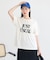 シャーリングロゴTシャツ