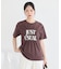 シャーリングロゴTシャツ
