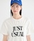シャーリングロゴTシャツ