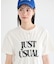 シャーリングロゴTシャツ
