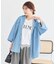 裾レースロゴプリントTシャツ
