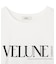 裾レースロゴプリントTシャツ