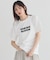 フロッキープリントTシャツ