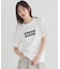 フロッキープリントTシャツ