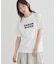 フロッキープリントTシャツ