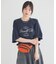 【接触冷感】カレッジロゴ刺繍Tシャツ