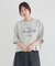 【接触冷感】カレッジロゴ刺繍Tシャツ