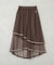 シアーアシメスカート