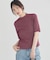ラメリブプチハイネックTシャツ