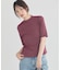 ラメリブプチハイネックTシャツ