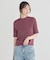 ラメリブプチハイネックTシャツ