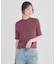 ラメリブプチハイネックTシャツ