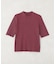 ラメリブプチハイネックTシャツ