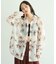 花柄シアーシャツ