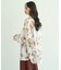花柄シアーシャツ