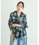 花柄シアーシャツ