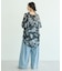 花柄シアーシャツ