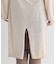 バイカラーシアーニットポロワンピース