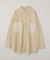 【セットアップ対応】レースコーデュロイシャツ