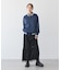 レース切替ティアードスカート