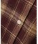 ネルチェックドロストシャツ