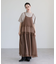 ・Petit Fleur シアーティアードキャミワンピ