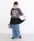 SET2点フォトＴシャツ+レースキャミビスチェ