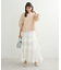 ・ELENCARE DUE プリーツフリルシアースカート