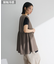 麻調ミディ丈ZIPベスト