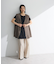 麻調ミディ丈ZIPベスト