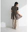麻調ミディ丈ZIPベスト
